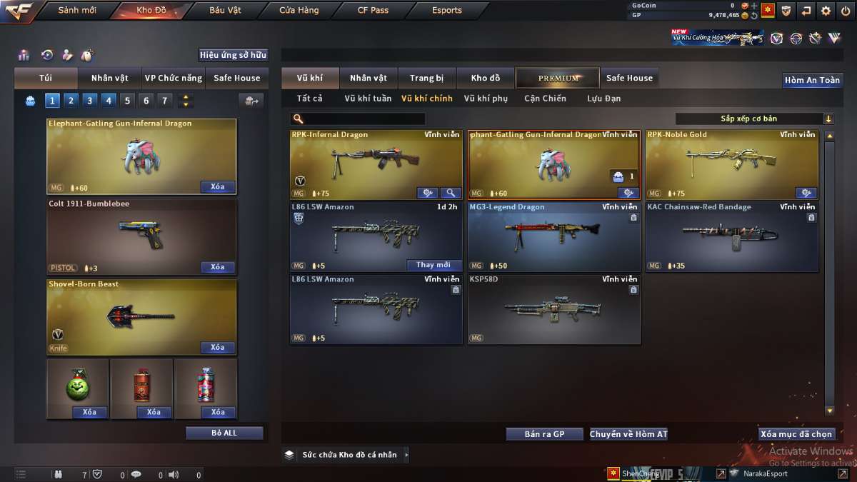 shop acc cf uy tin gia re